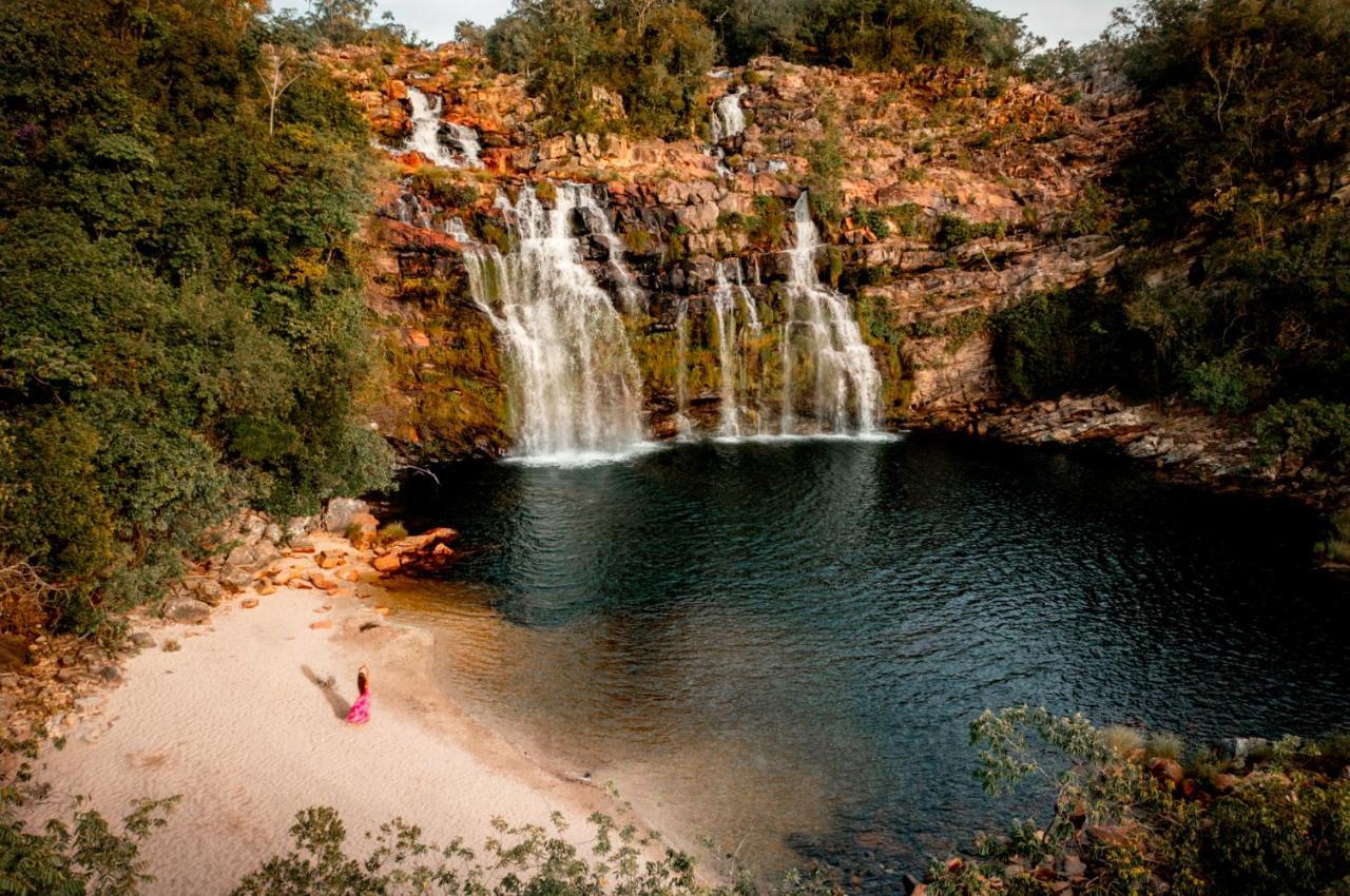 Pousada Cachoeira Poco Encantado Alto Paraíso de Goiás Exteriör bild
